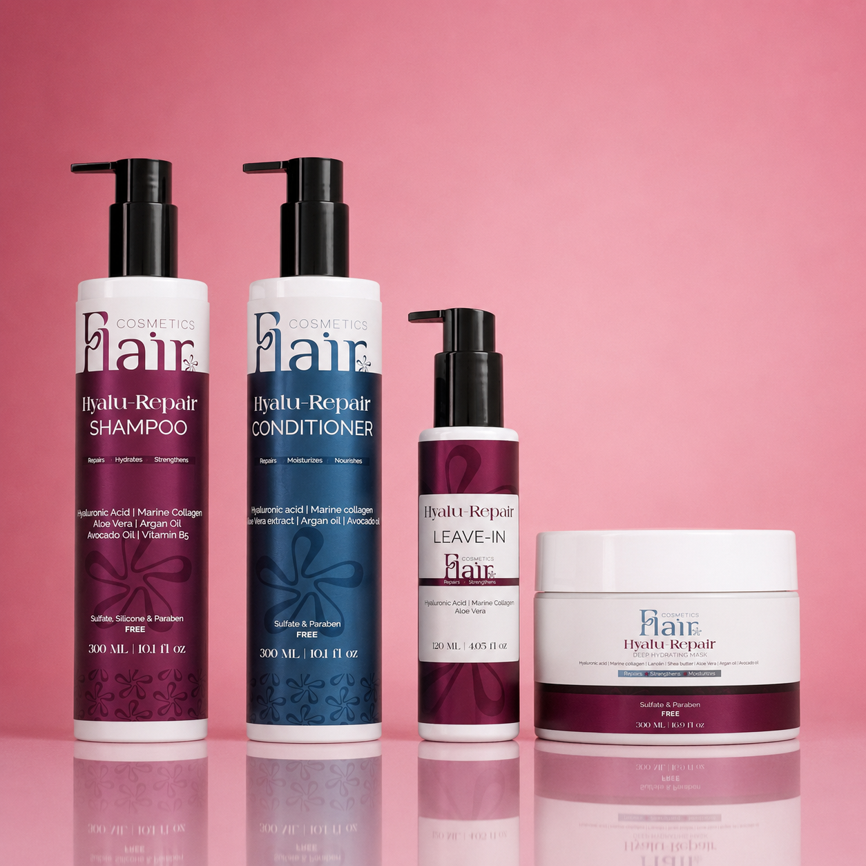 Hyalu-Repair Full Bundle | Complete Hair Repair & Hydration System 💜