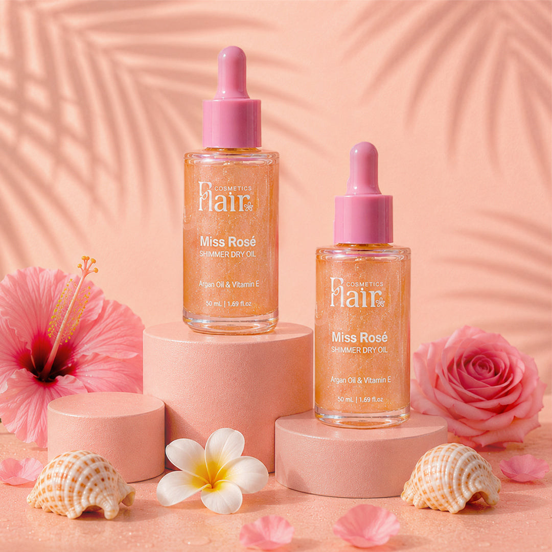 Miss Rosé Shimmer Duo | 2 Dry Oils